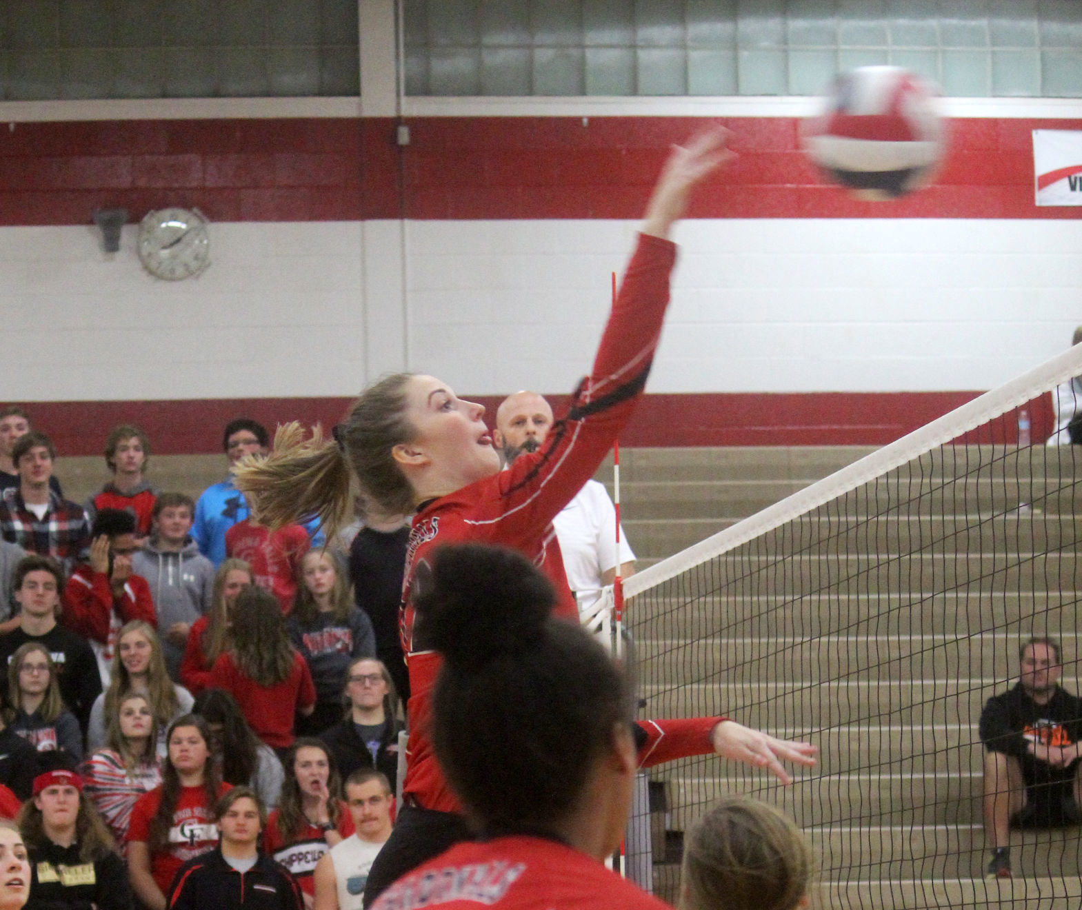 Marshfield at Chi-Hi volleyball 10-18-18